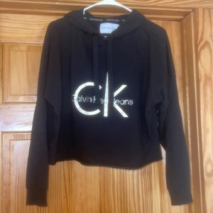 Calvin Klein cropped hoodie EUC